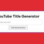 Best Free YouTube Title Generator Tool