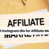 50 Best Instagram Bio for Affiliate Marketer
