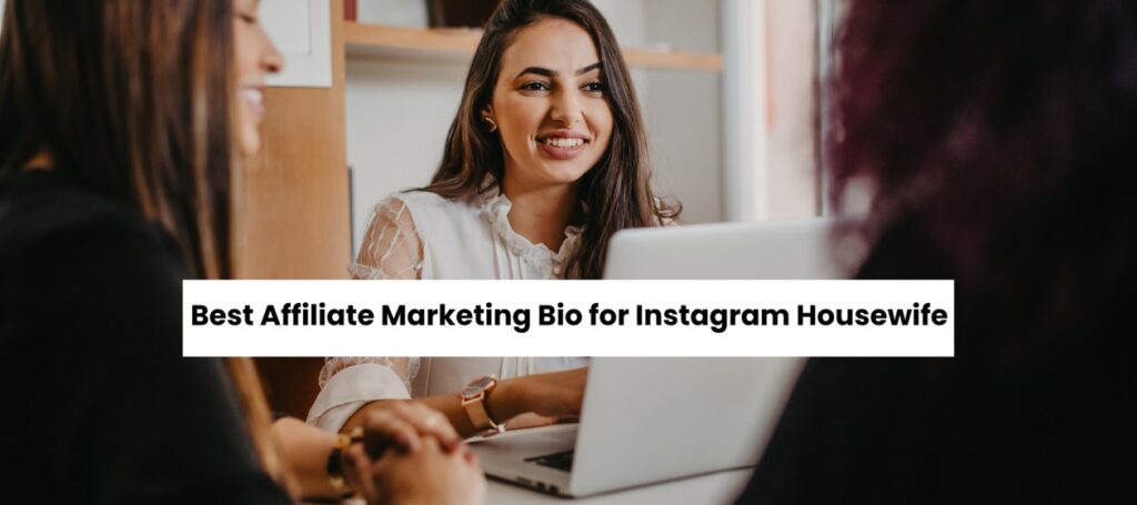 Best Affiliate Marketing Bio for Instagram Housewife